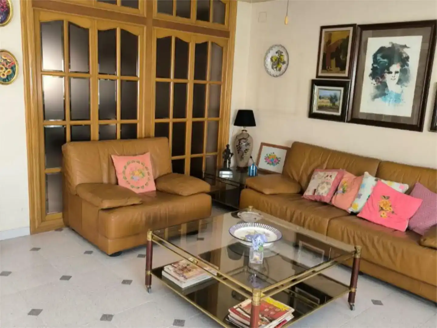 Sala de estar de Piso en venta en Benicarló con Aire acondicionado y Balcón