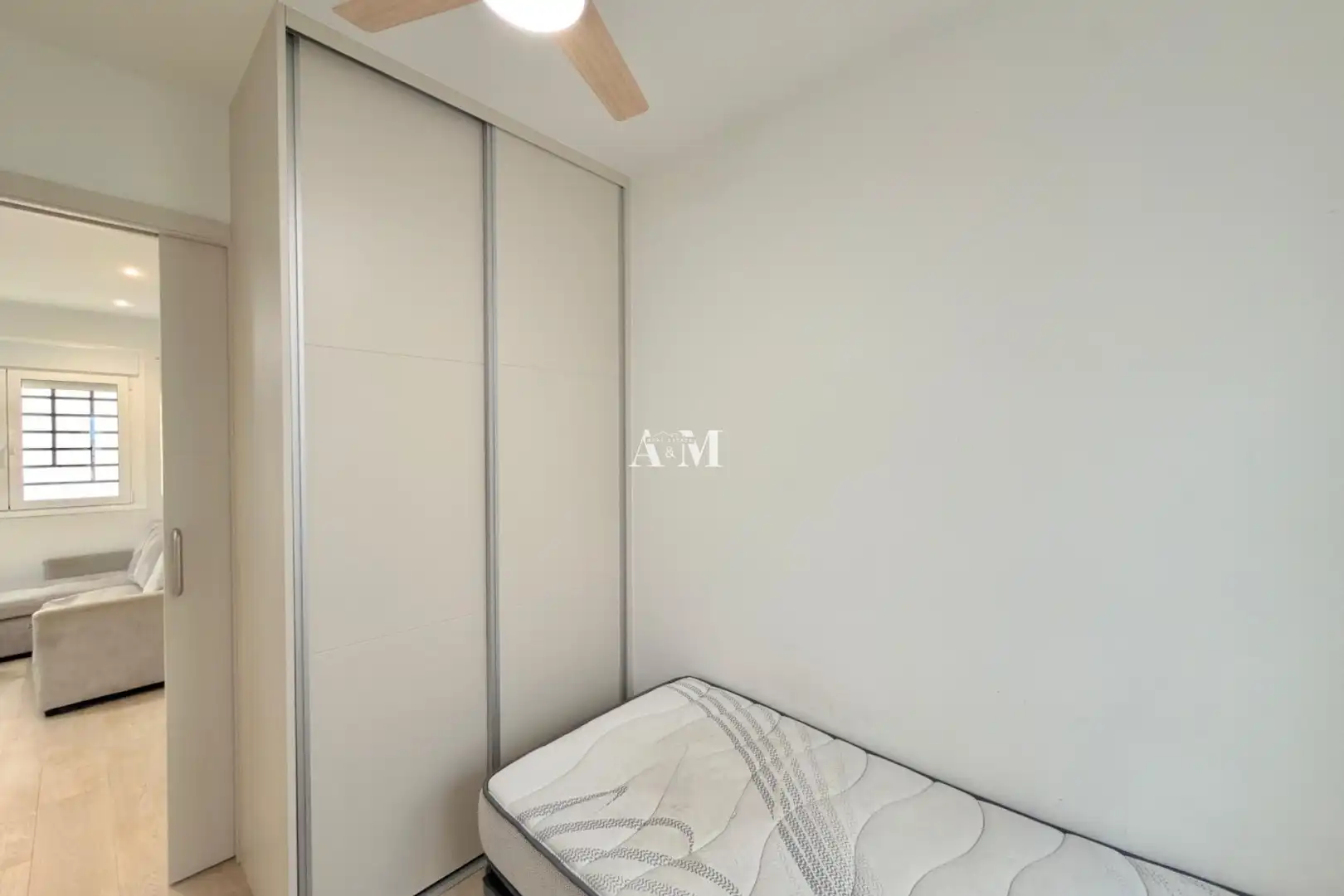 Schlafzimmer von Erdgeschoss zur Miete in San Pedro del Pinatar mit Möbliert, Ofen und Waschmaschine