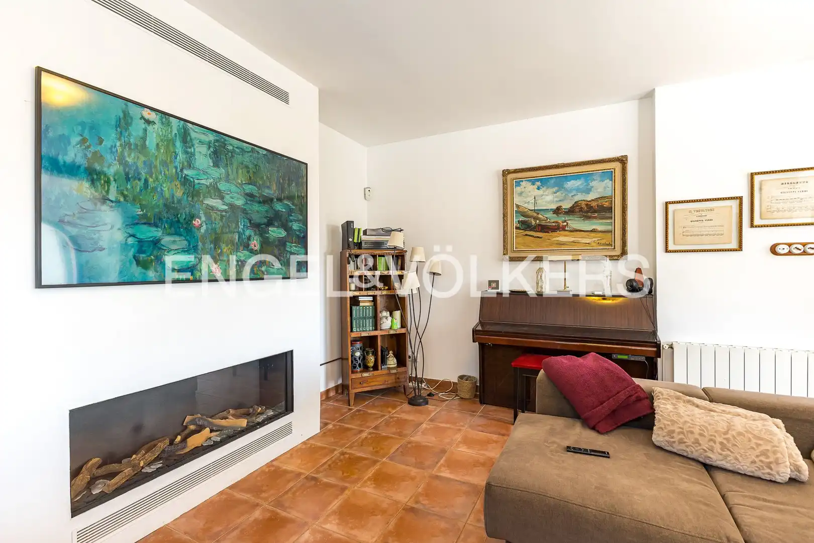 Sala de estar de Casa o chalet en venta en El Vendrell con Aire acondicionado, Calefacción y Jardín privado