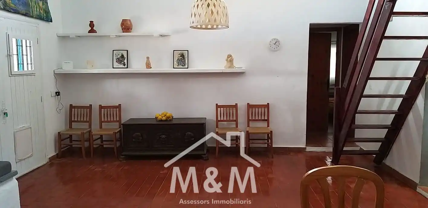 Sala de estar de Casa o chalet de alquiler en Formentera con Piscina