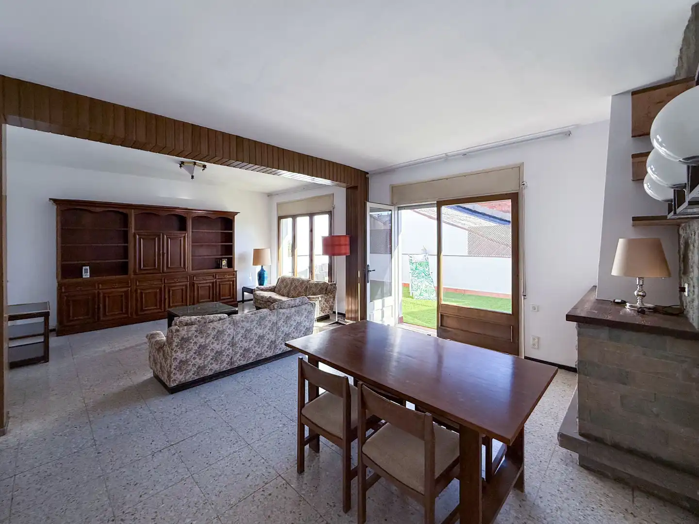 Sala de estar de Casa o chalet en venta en Sabadell con Calefacción, Terraza y Trastero