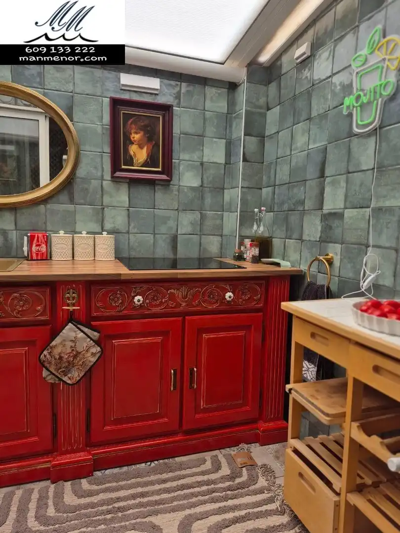 Cocina de Dúplex en venta en Cartagena con Aire acondicionado, Terraza y Amueblado