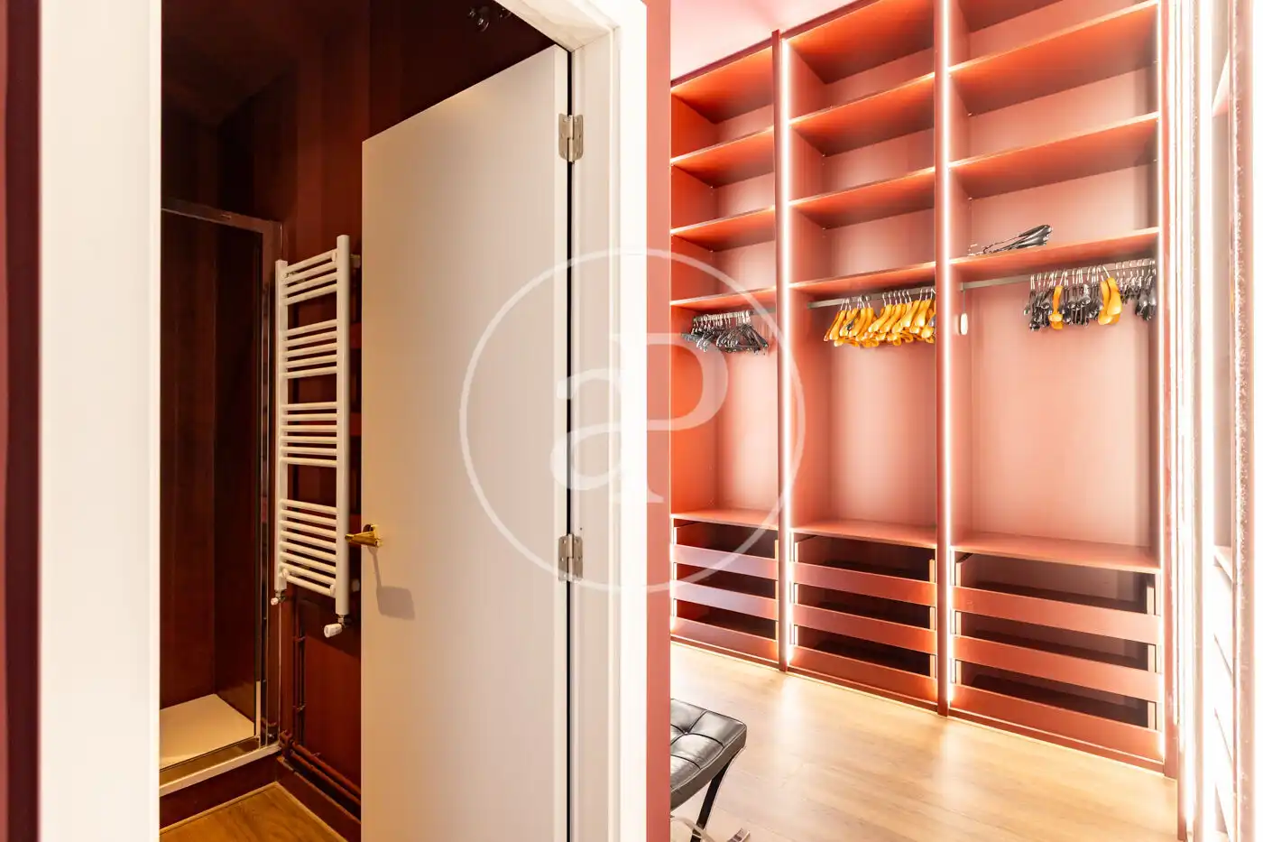 Schlafzimmer von Wohnung zur Miete in Barcelona mit Klimaanlage, Heizung und Möbliert