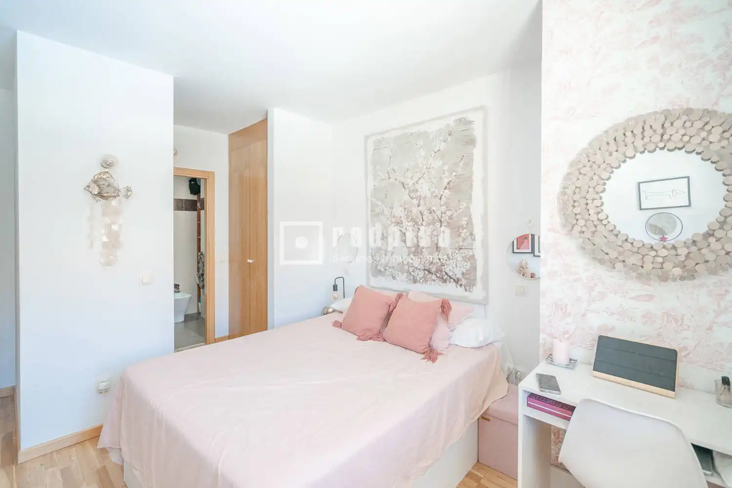Schlafzimmer von Wohnung zum Verkauf in Arroyomolinos (Madrid) mit Klimaanlage, Heizung und Privatgarten