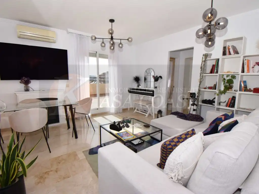 Living room of Attic for sale in Mijas  with Air Conditioner, Private garden and Terrace