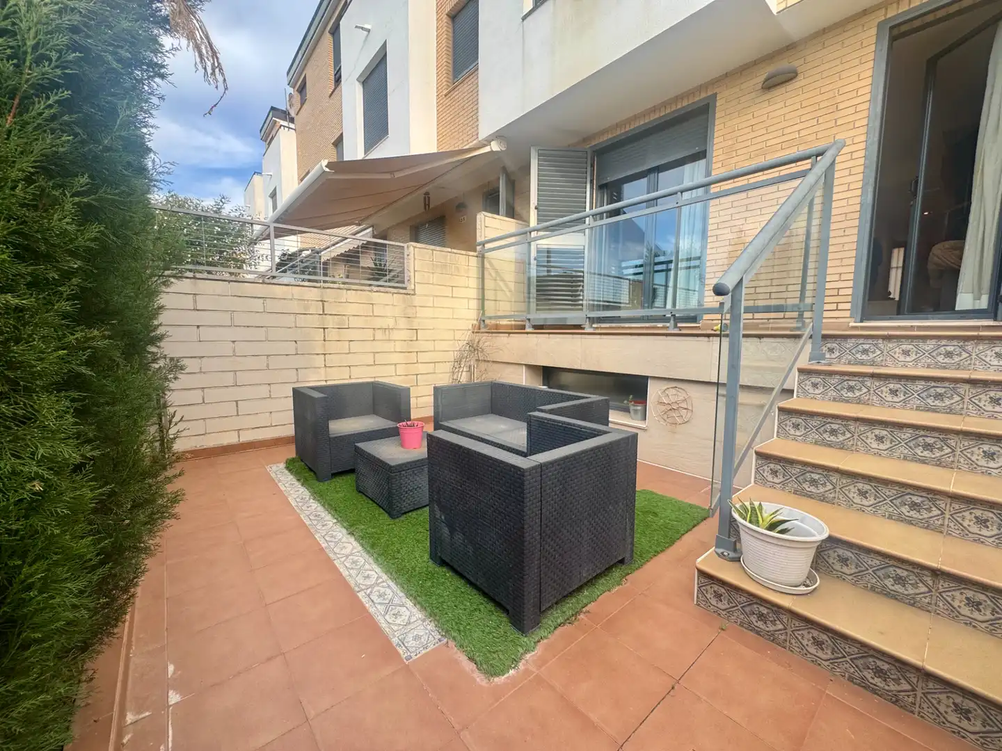 Terrace of Detached homes for sale in Sueca  with Air Conditioner, Terrace and Furnished
