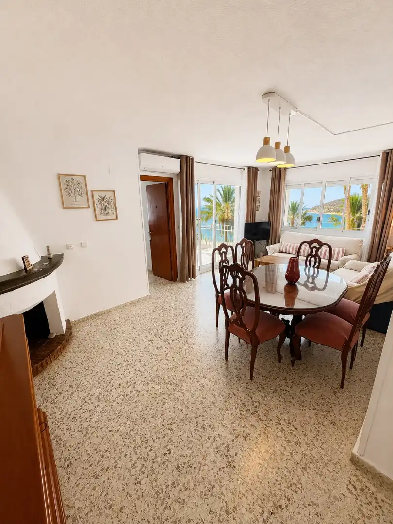 Dining room of Flat for rent in Almuñécar  with Air Conditioner, Terrace and Furnished