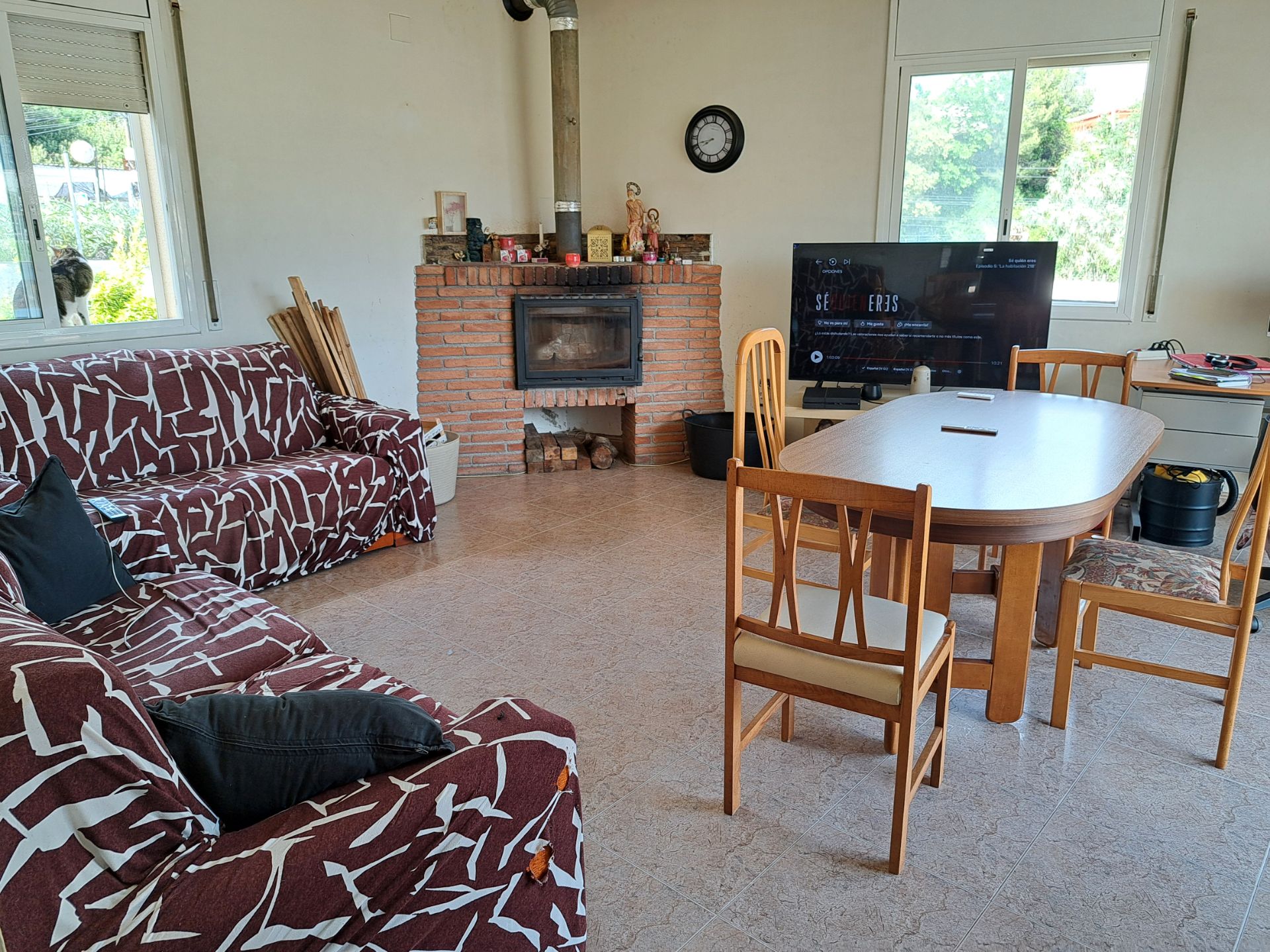 Living room of Houses for sale in Piera  with Air Conditioner, Private garden and Terrace