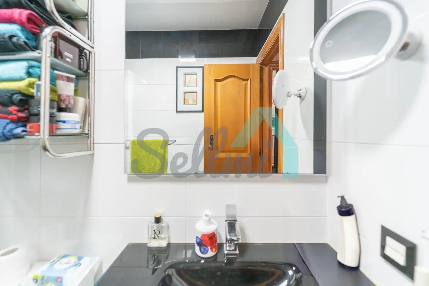 Badezimmer von Wohnung zum Verkauf in Mieres (Asturias) mit Heizung, Abstellraum und Möbliert