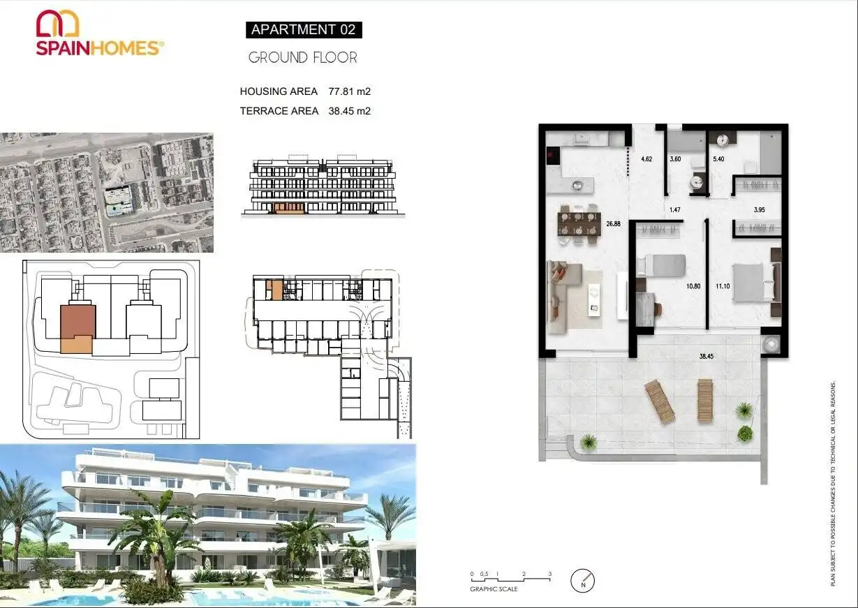 Apartament amb terrassa en venda a Orihuela Costa, imagen 36
