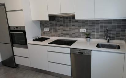 Kitchen of Apartment to rent in A Coruña Capital   with Heating, Parquet flooring and Oven