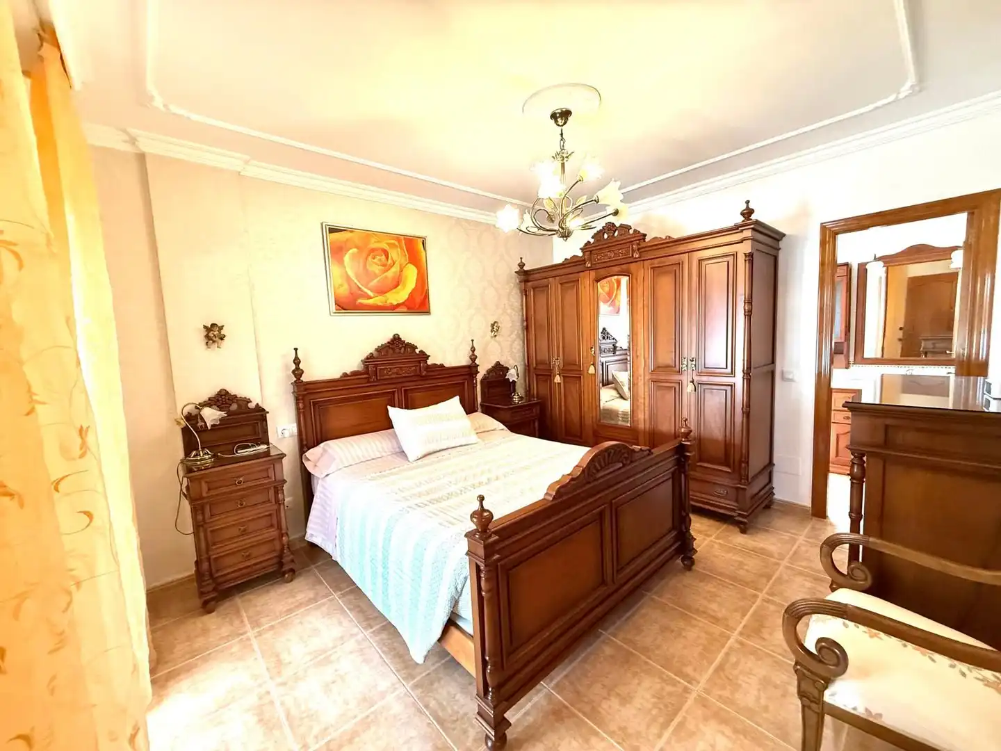 Habitación de Casa adosada en venta en Frigiliana con Aire acondicionado, Jardín privado y Trastero