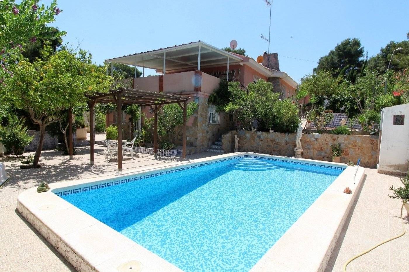 Swimming pool of House or chalet for sale in Torrevieja  with Air Conditioner, Heating and Terrace