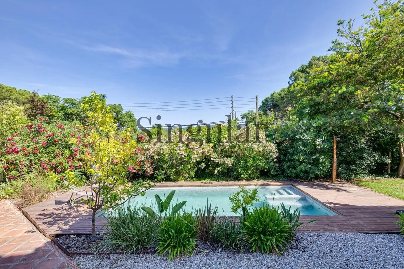 Piscina de Casa o xalet en venda en Sant Cugat del Vallès amb Calefacció, Jardí privat i Traster