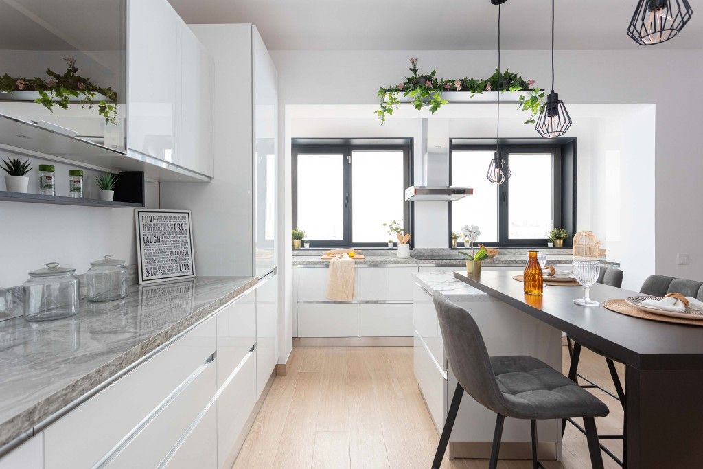 Cocina de Apartamento en venta en  Barcelona Capital con Aire acondicionado, Calefacción y Parquet