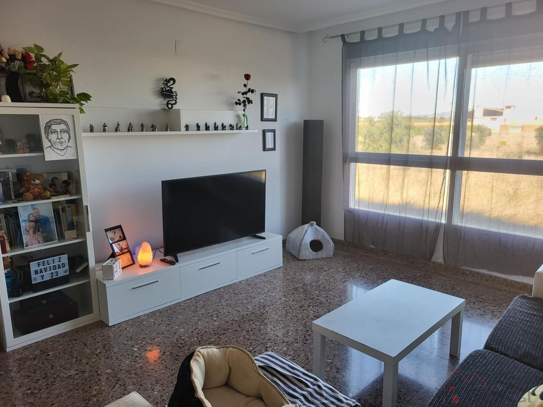 Living room of Flat for sale in Nules  with Terrace and Furnished