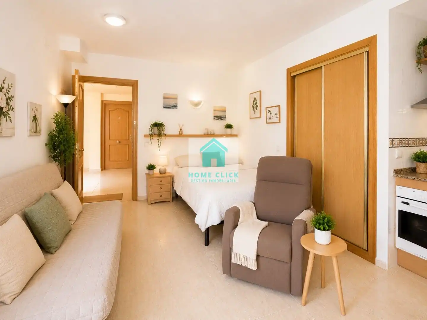 Schlafzimmer von Wohnung zum Verkauf in Mont-roig del Camp mit Klimaanlage, Heizung und Terrasse