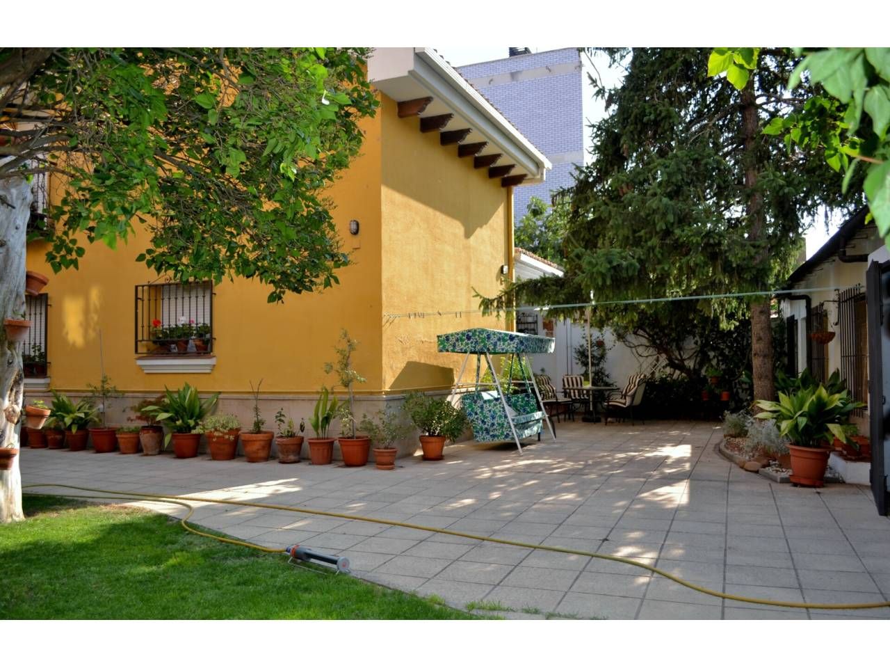 Jardí de Casa o xalet en venda en Palencia Capital amb Calefacció, Jardí privat i Parquet