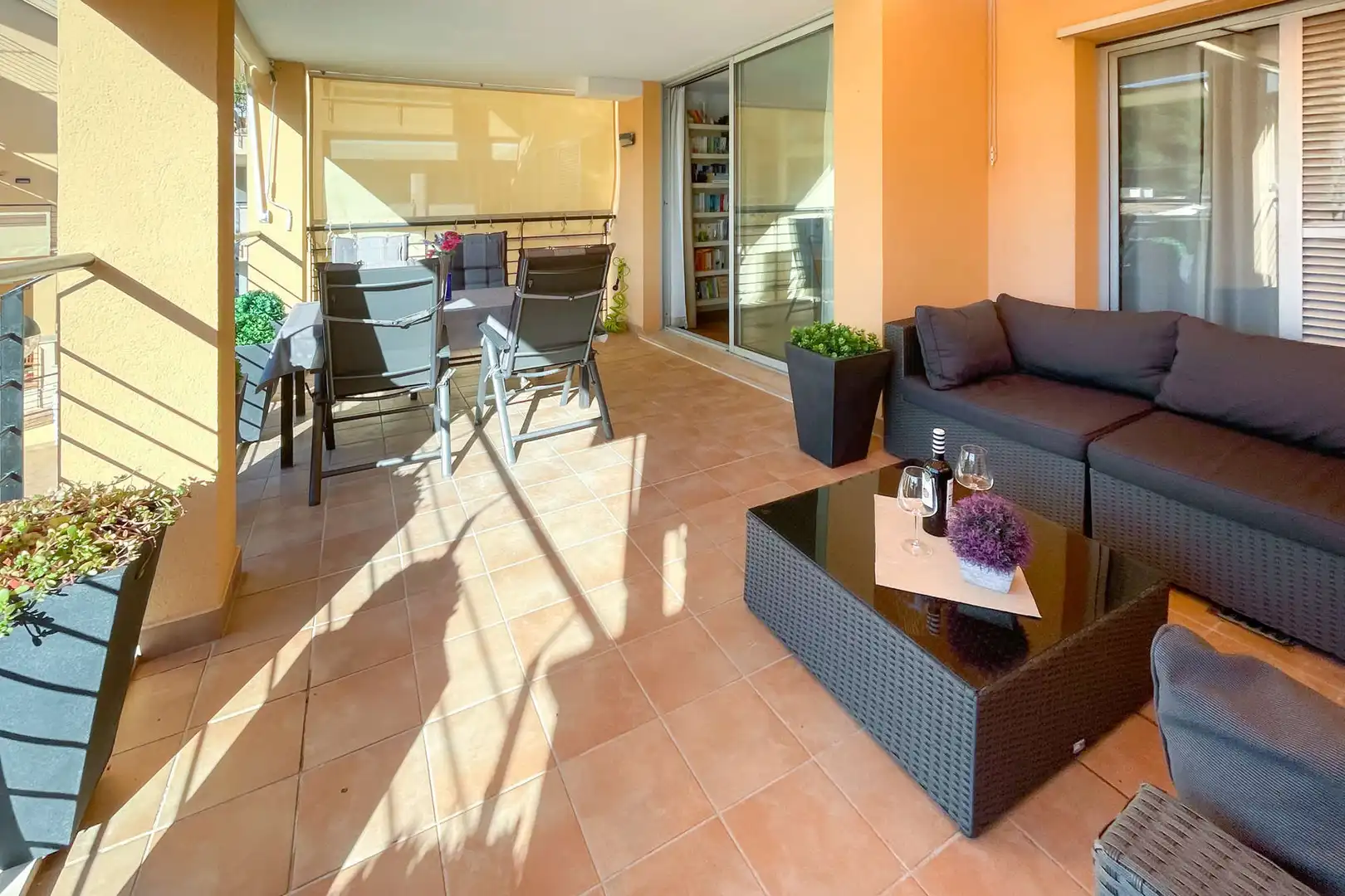 Terrace of Flat for rent in Capdepera  with Air Conditioner, Terrace and Furnished