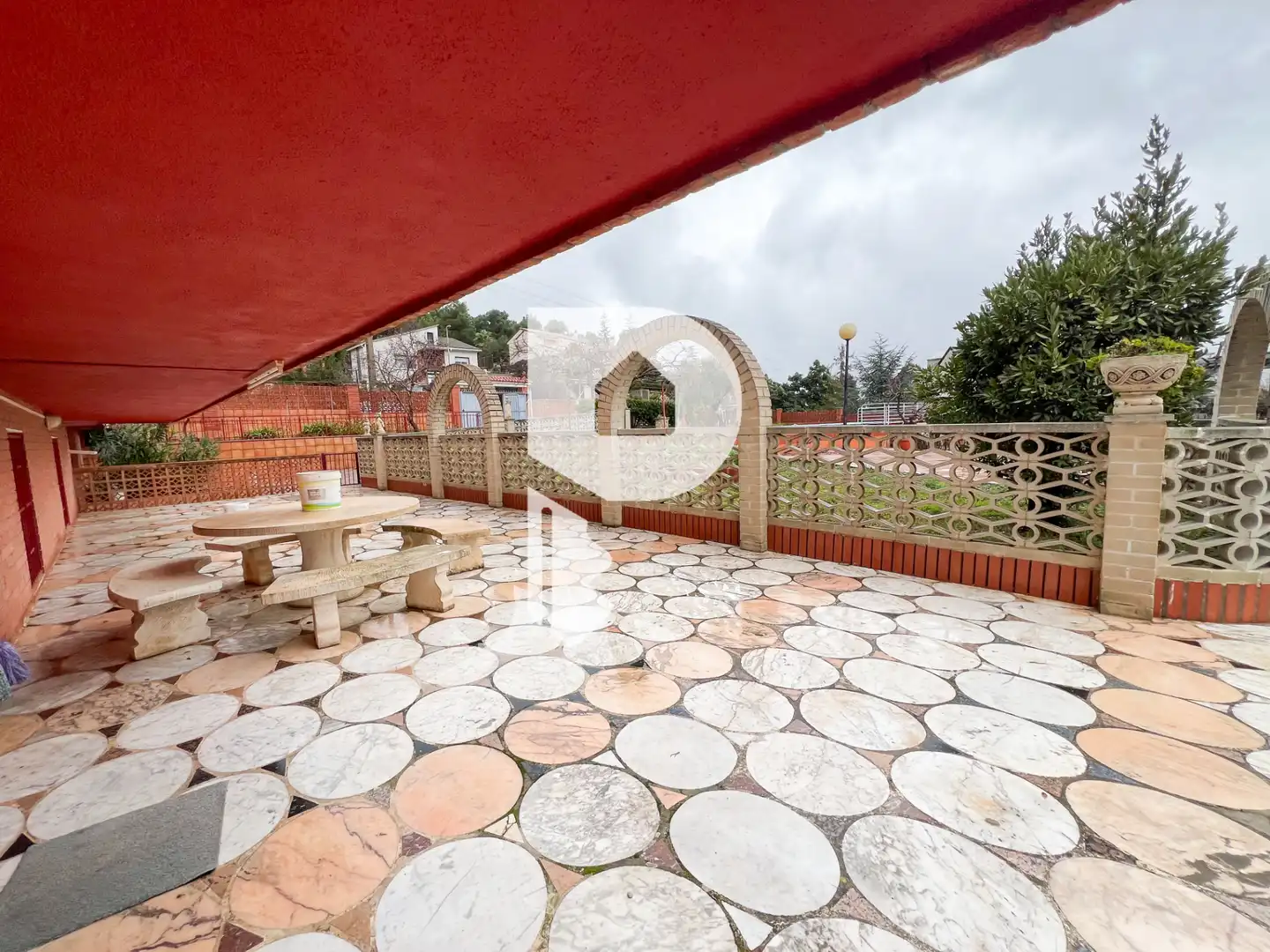 Terrassa de Casa o xalet en venda en Vallirana amb Aire condicionat, Calefacció i Jardí privat
