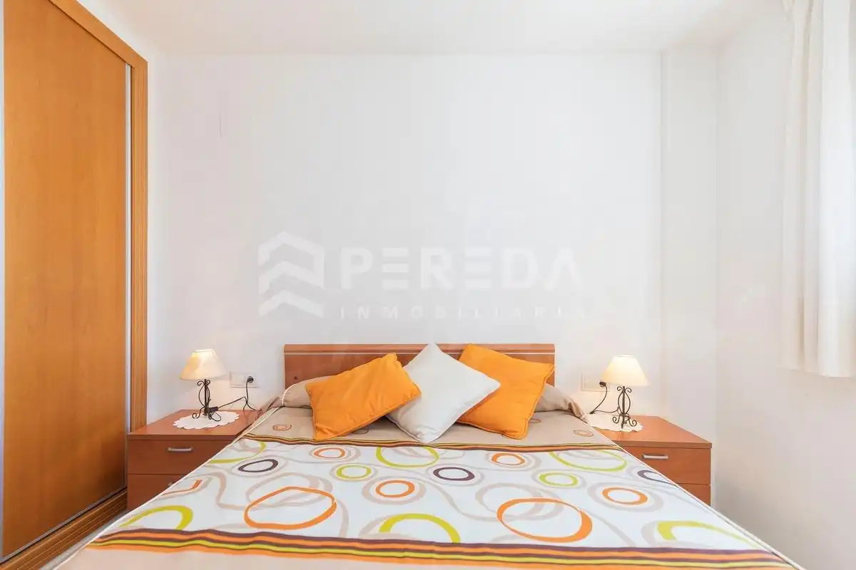 Bedroom of Flat for sale in Roquetas de Mar  with Air Conditioner, Terrace and Furnished