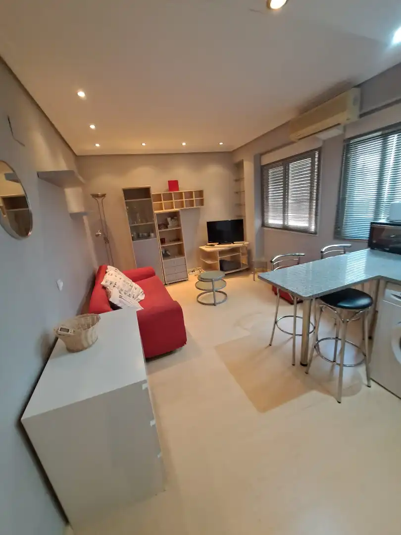 Sala de estar de Piso de alquiler en Zaragoza con Calefacción, Parquet y Amueblado