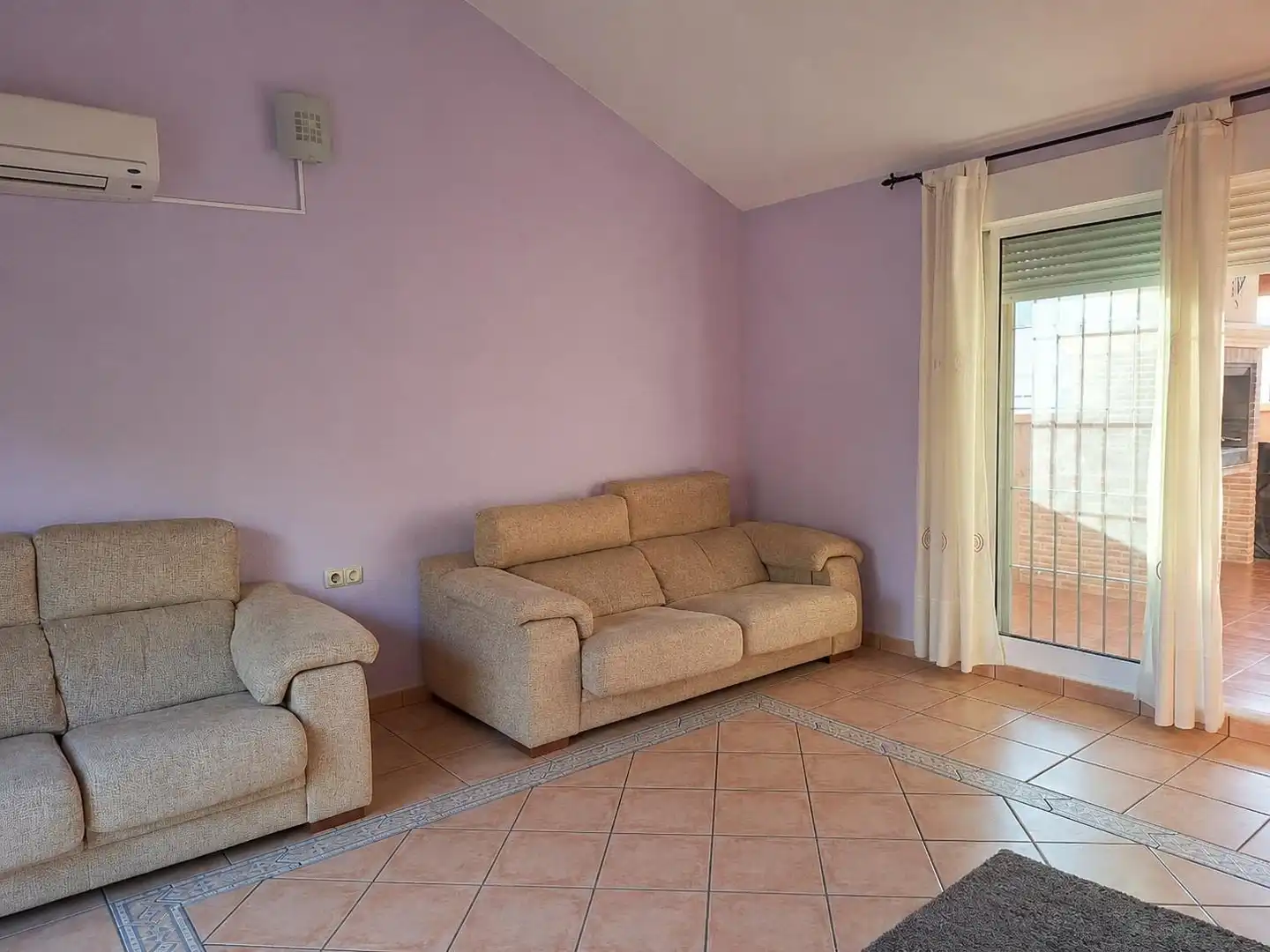 Sala d'estar de Dúplex de lloguer en Murcia amb Aire condicionat, Calefacció i Terrassa