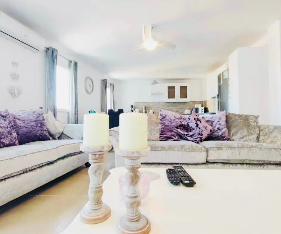 Living room of Flat for sale in Jávea / Xàbia  with Air Conditioner, Heating and Terrace