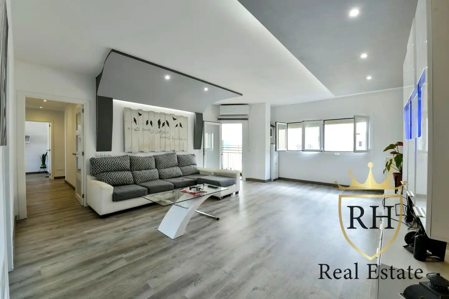 Sala de estar de Apartamento en venta en  Palma de Mallorca con Aire acondicionado, Parquet y Terraza
