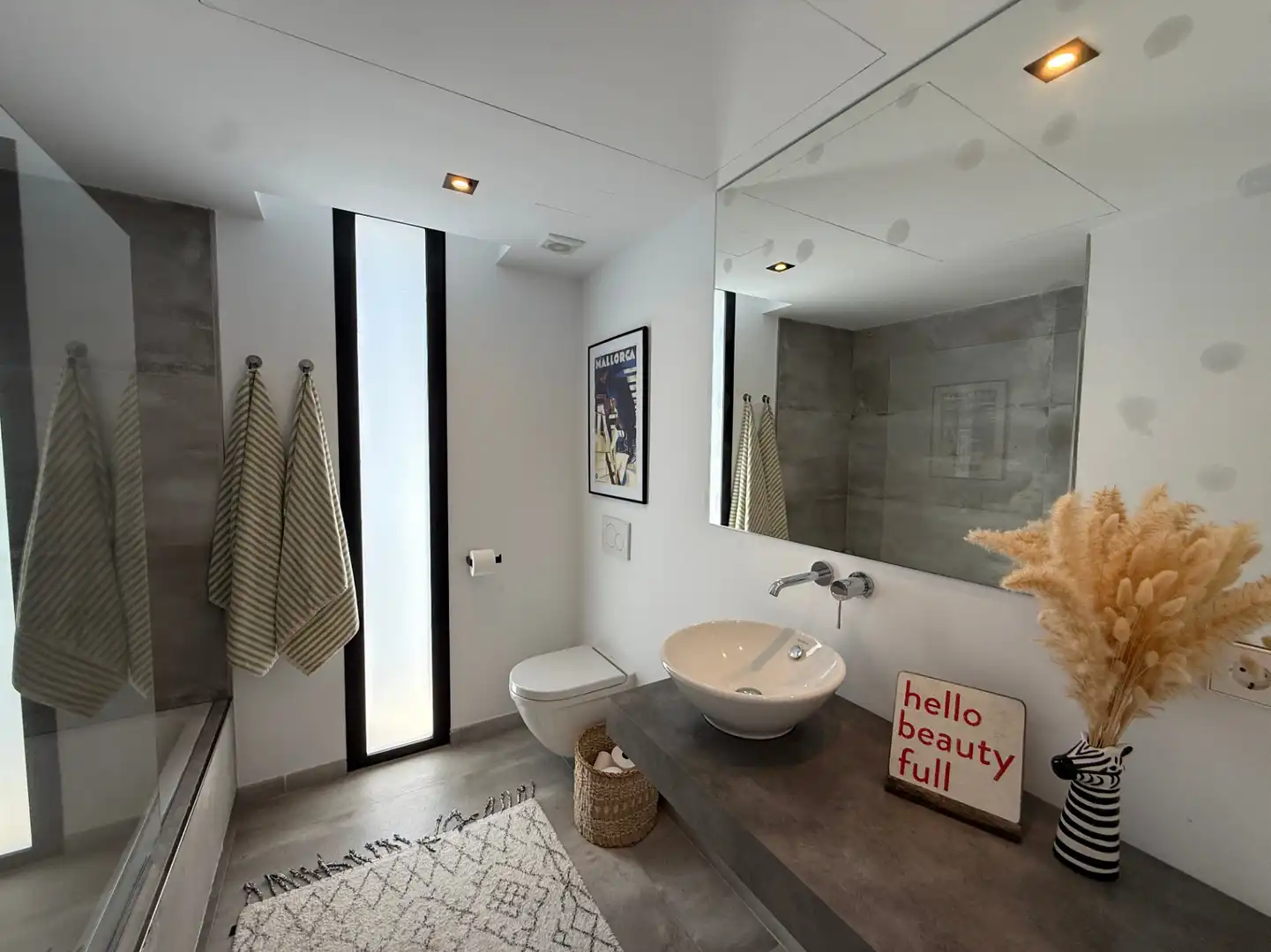 Bathroom of Houses for sale in Santa Eulària des Riu  with Air Conditioner, Heating and Terrace