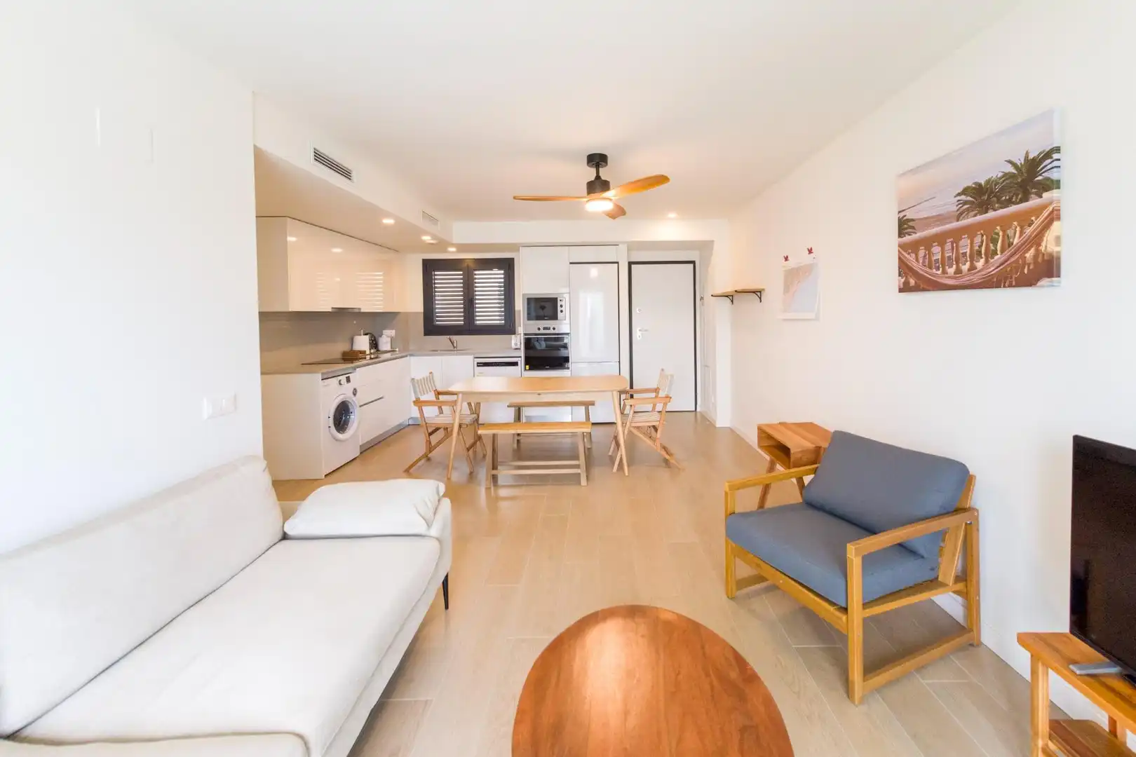 Sala de estar de Apartamento en venta en Castellón de la Plana / Castelló de la Plana con Aire acondicionado, Terraza y Trastero