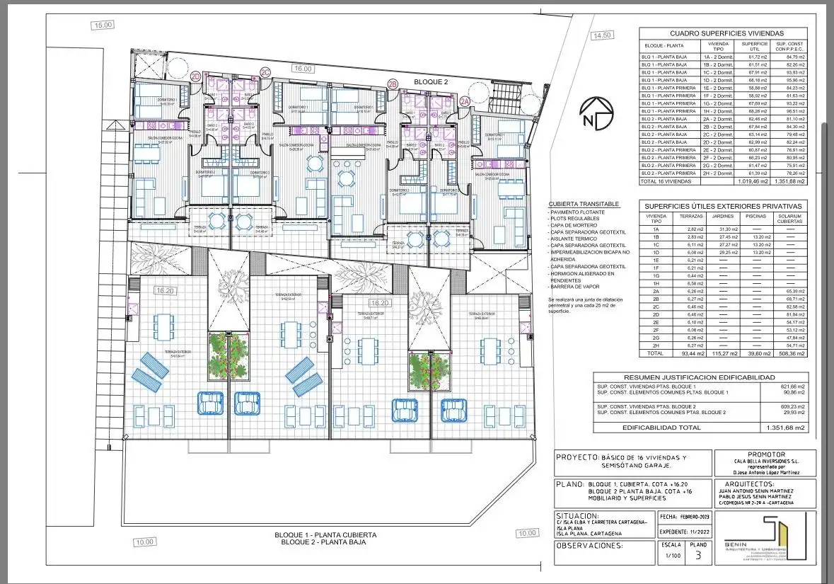 Ático en venta en Cartagena con Aire acondicionado, Jardín privado y Terraza