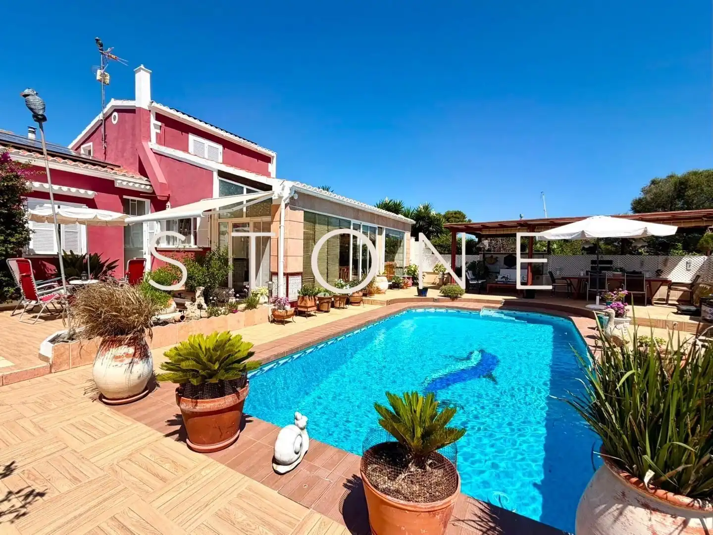 Xalet amb piscina en venda a Binibèquer