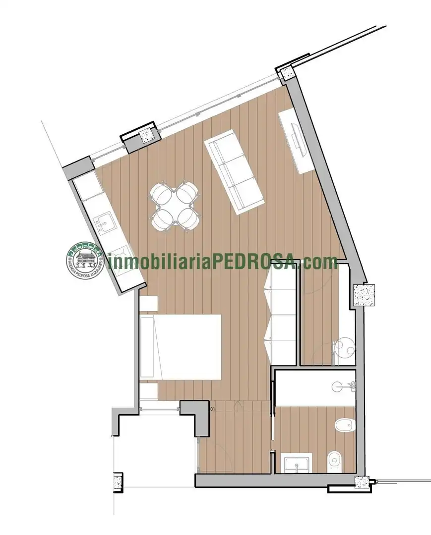 Bedroom of Lofts for sale in La Seca - Los Salgueriños