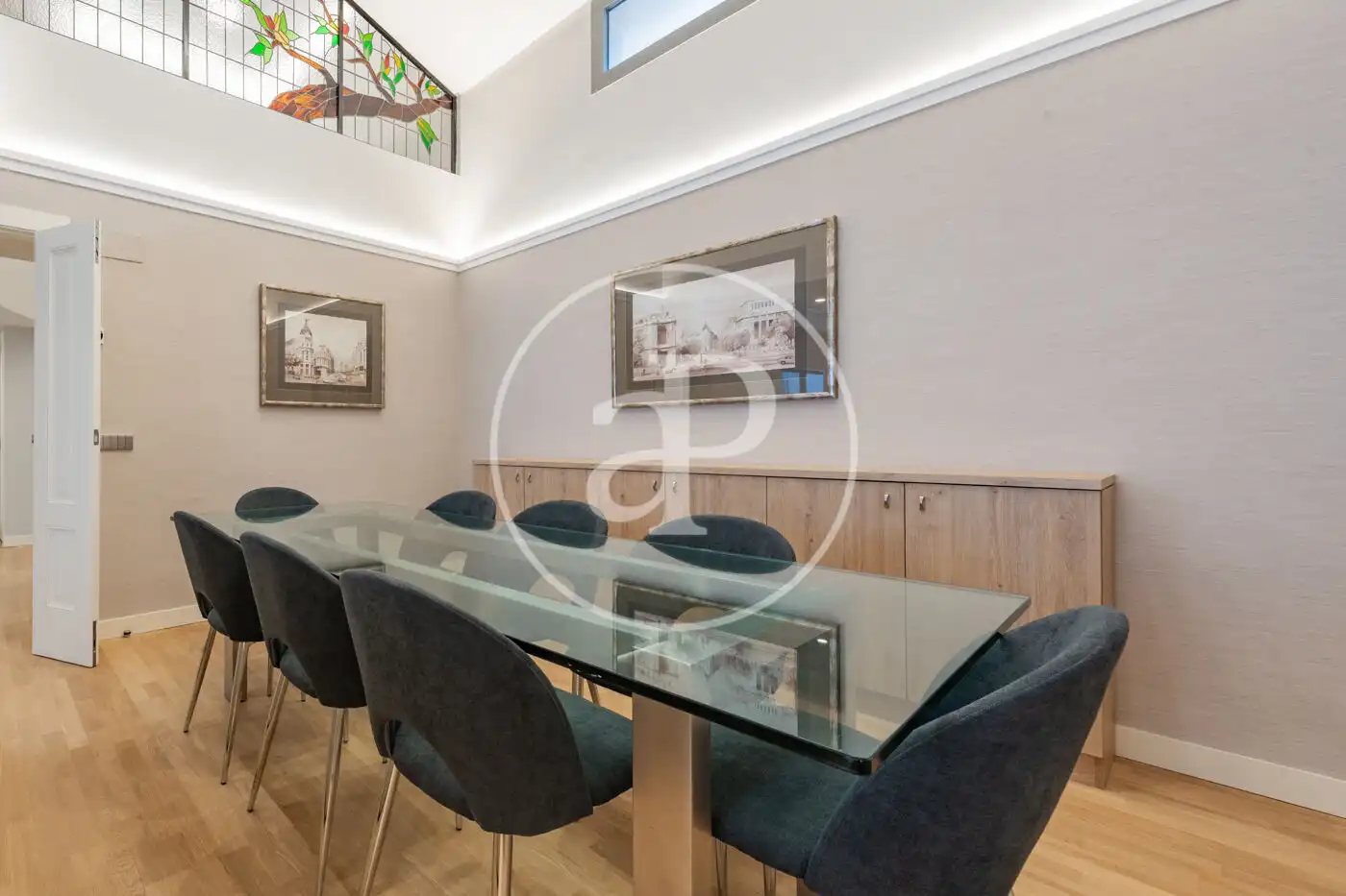 Dining room of Flat for rent in Madrid  with Air Conditioner, Heating and Terrace