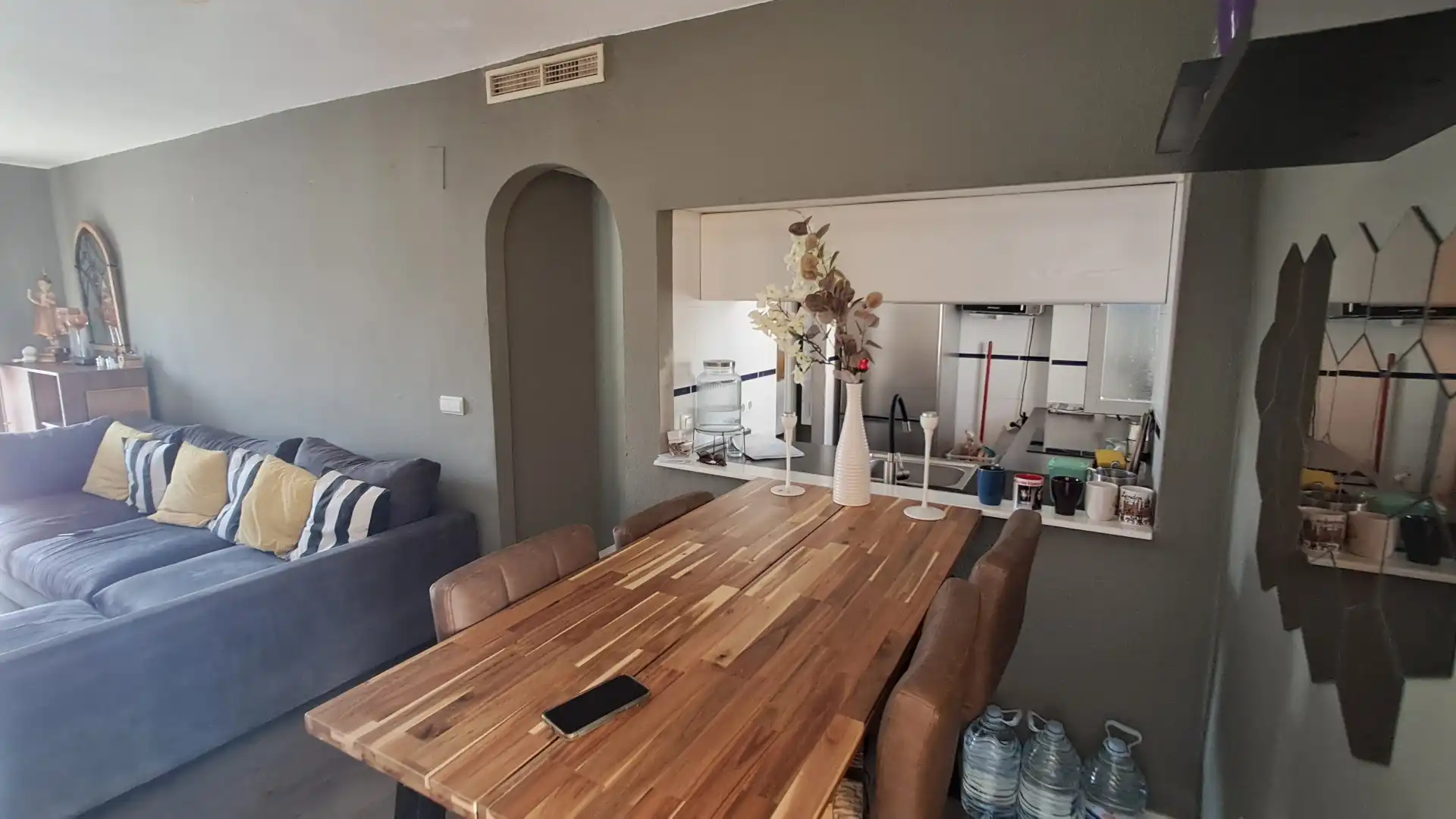 Menjador de Dúplex en venda en Benalmádena amb Aire condicionat, Parquet i Terrassa