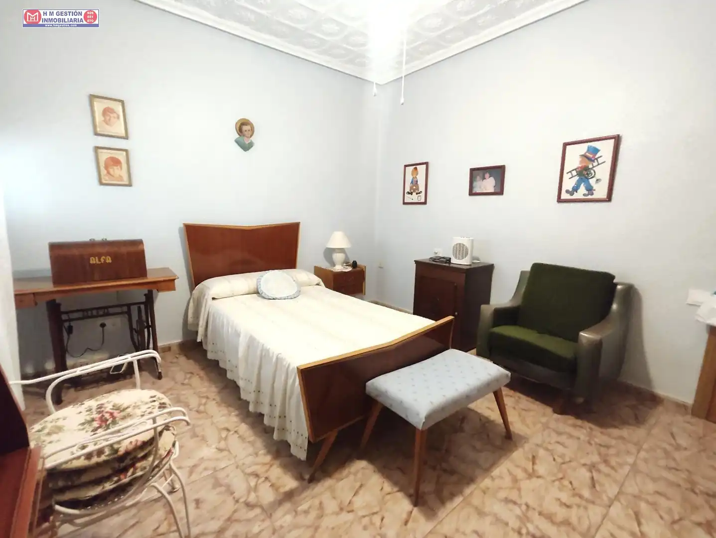 Habitación de Casa o chalet en venta en Alcázar de San Juan con Aire acondicionado, Calefacción y Piscina