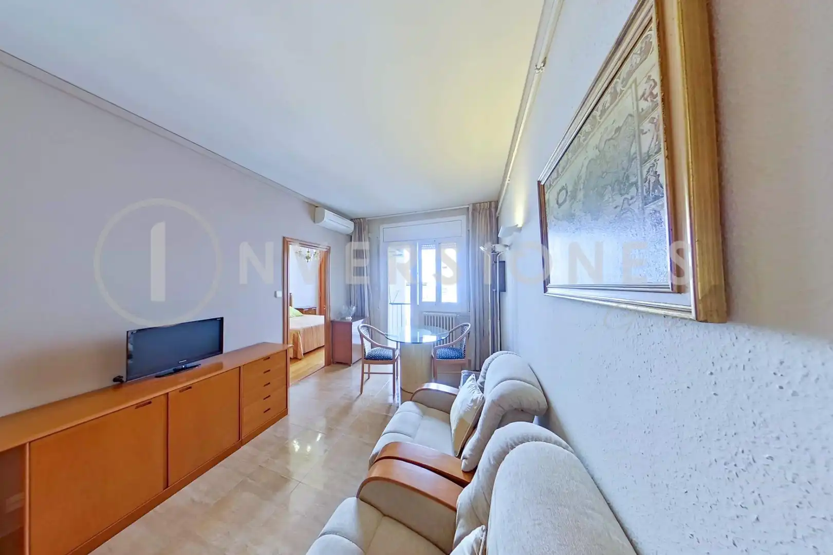 Sala de estar de Piso en venta en Barcelona con Aire acondicionado, Calefacción y Balcón