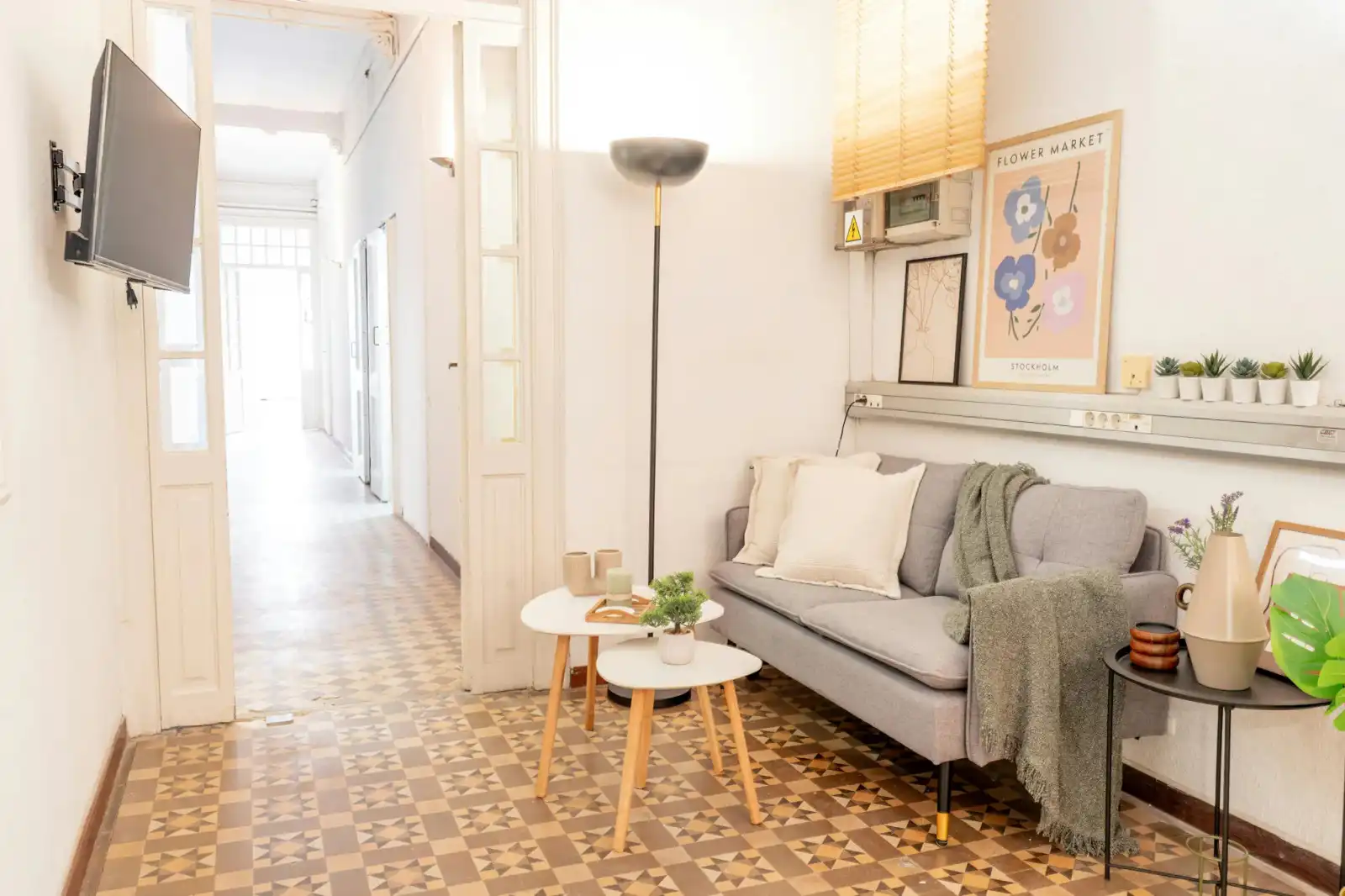 Wohnzimmer von Wohnung zur untervermieten in Eixample