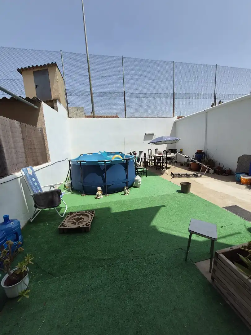 Terrace of Flat for sale in Terrassa  with Parquet flooring, Terrace and Oven