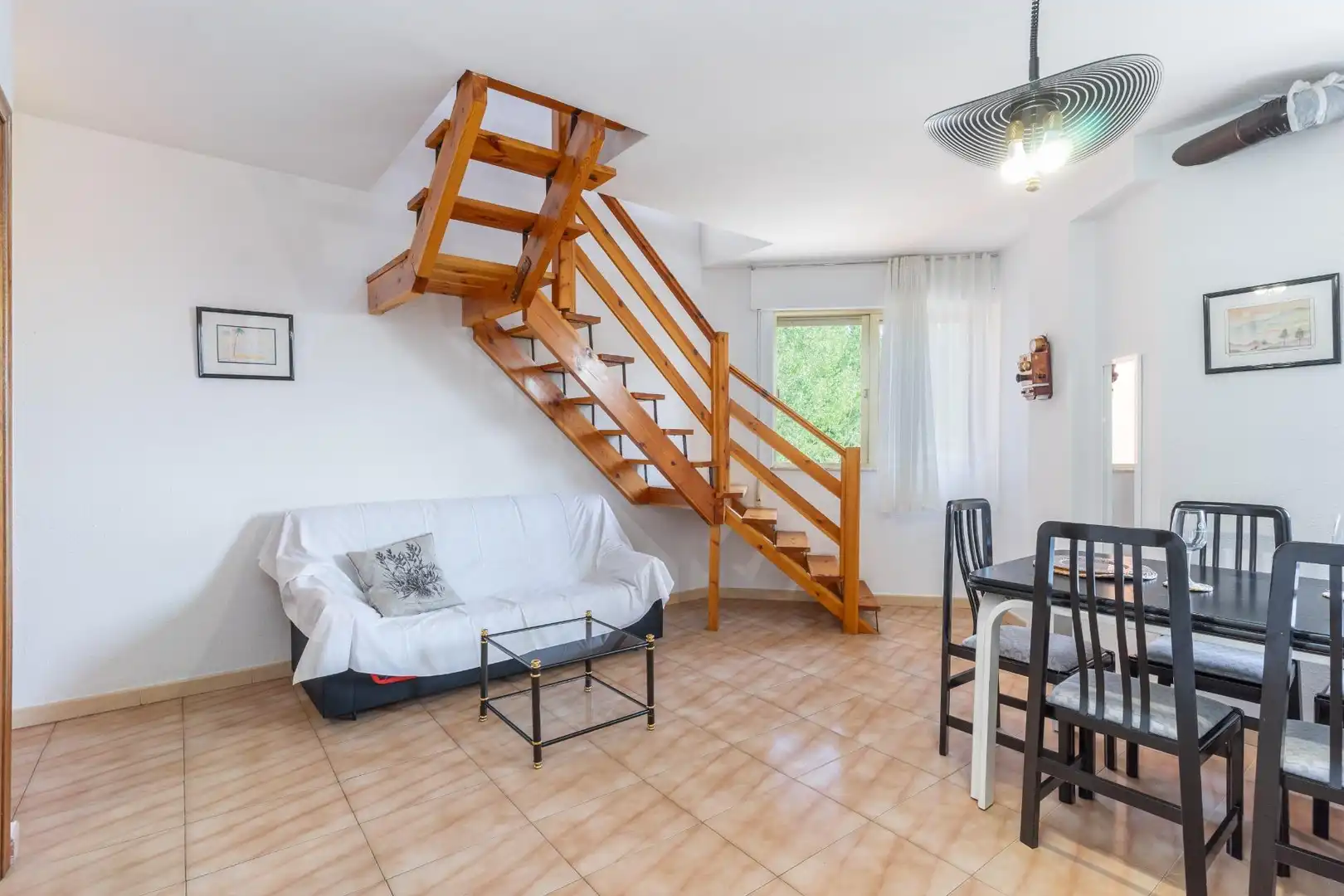 Living room of Attic for sale in Santa Marina del Rey  with Heating and Furnished