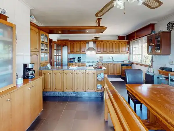 Kitchen of Houses for sale in Baiona  with Heating and Storage room
