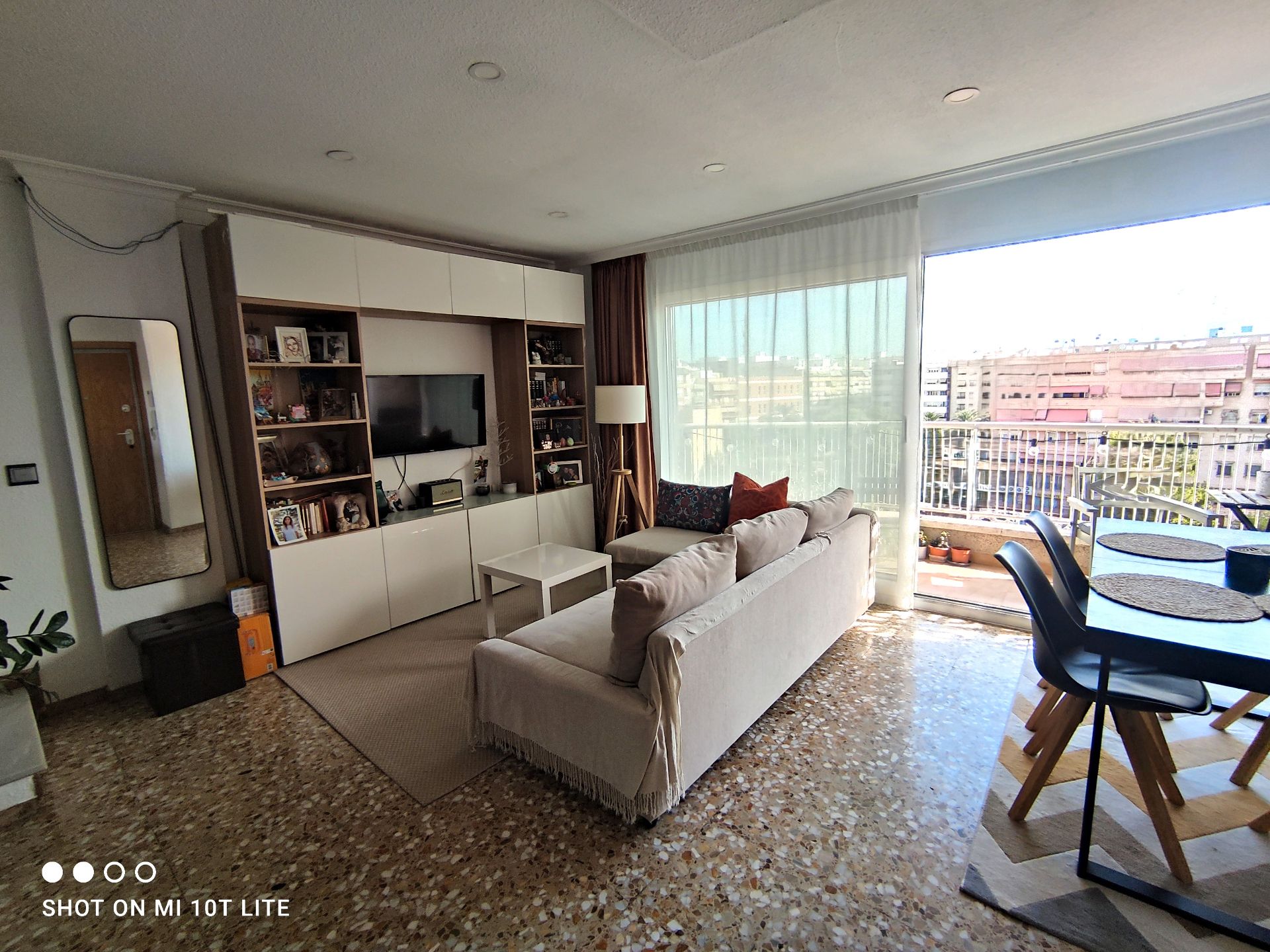 Sala d'estar de Dúplex en venda en Elche / Elx amb Aire condicionat, Parquet i Terrassa