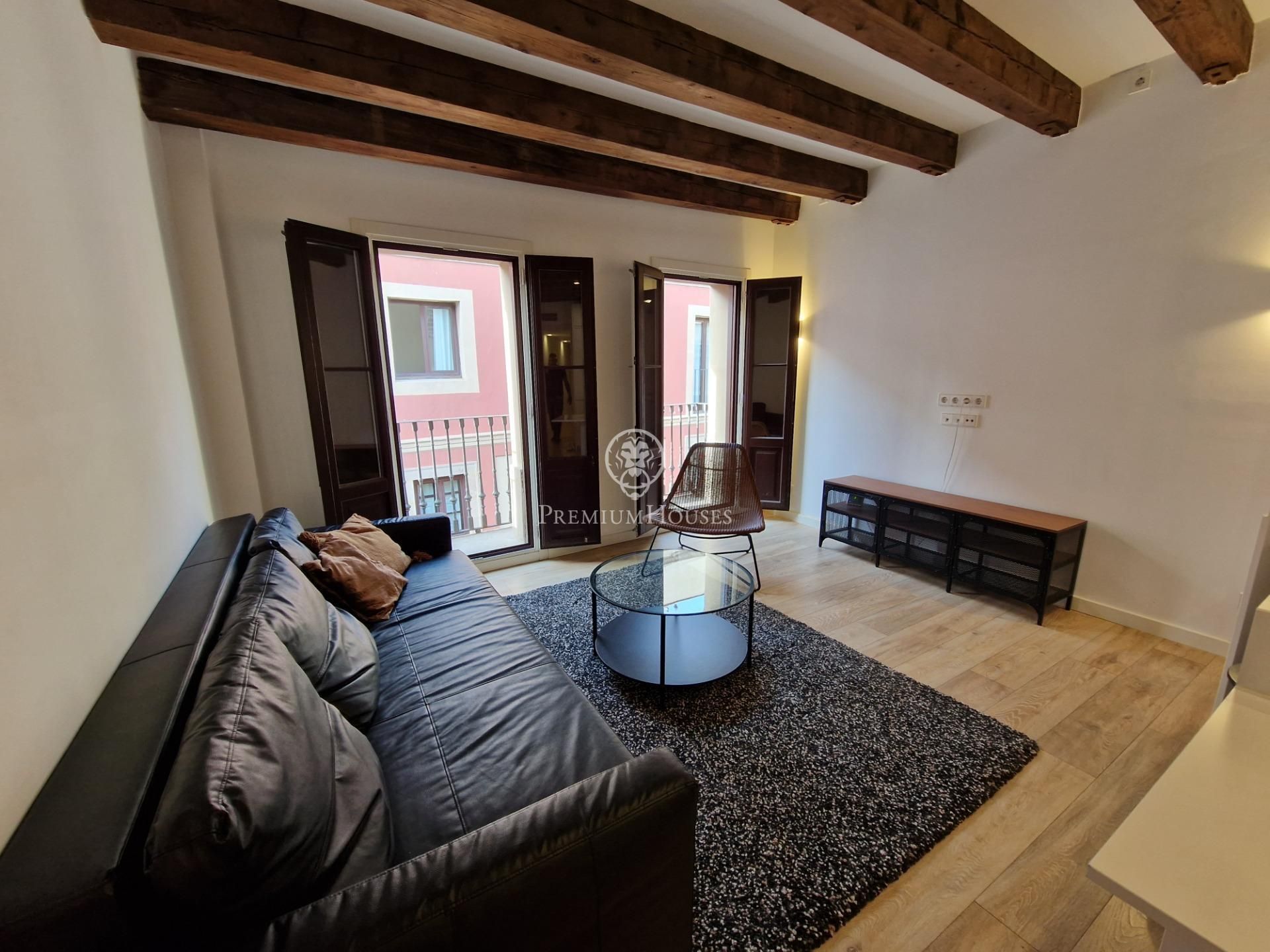 Living room of Attic for sale in  Barcelona Capital  with Air Conditioner and Terrace