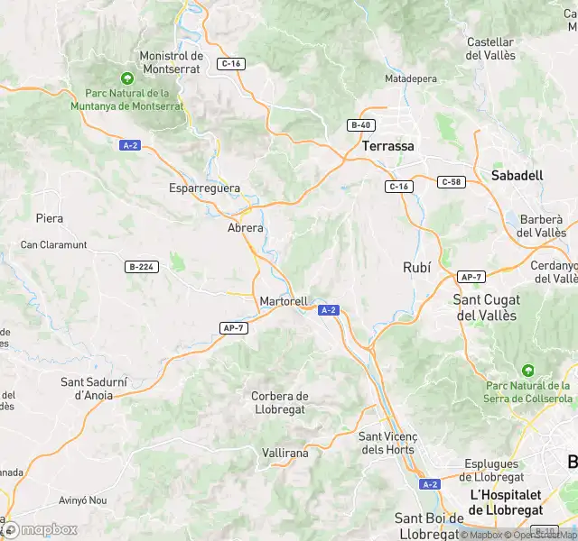 Vista exterior de Pis en venda en Martorell