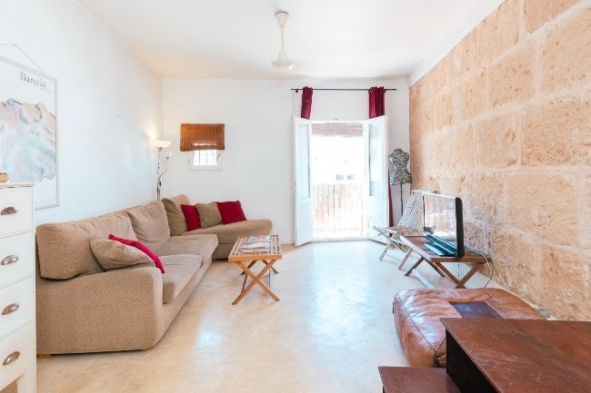 Living room of Study for sale in Eivissa  with Terrace and Furnished