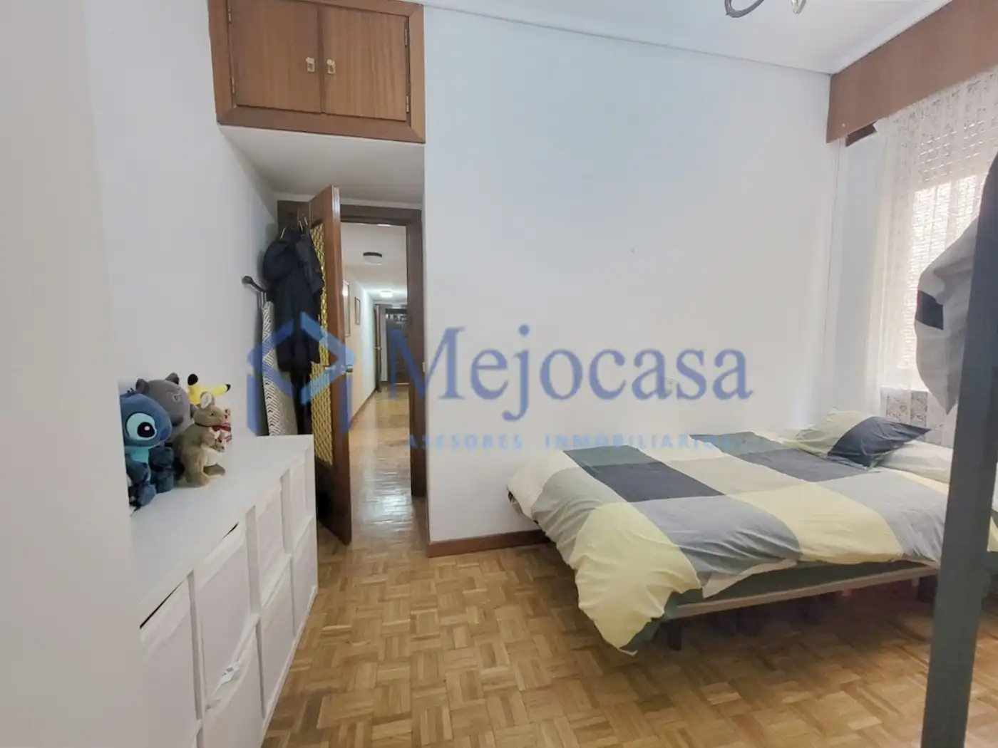 Bedroom of Flat for sale in Madrid  with Heating, Parquet flooring and Terrace