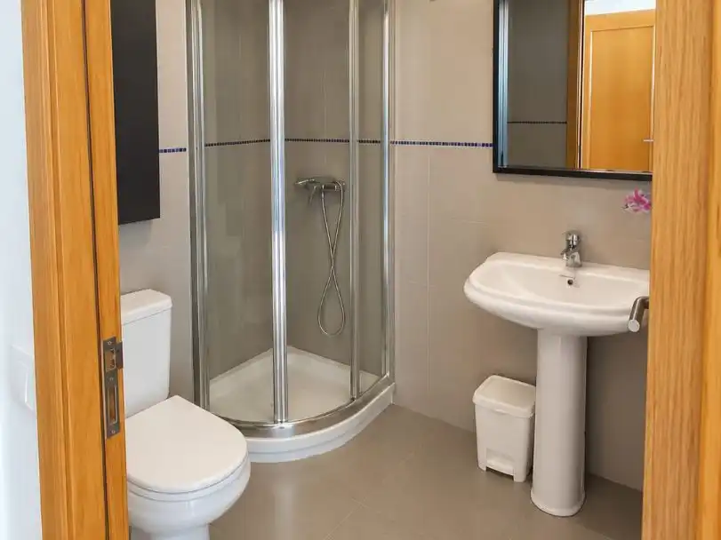 Badezimmer von Wohnung zur Miete in  Palma de Mallorca mit Klimaanlage, Terrasse und Balkon