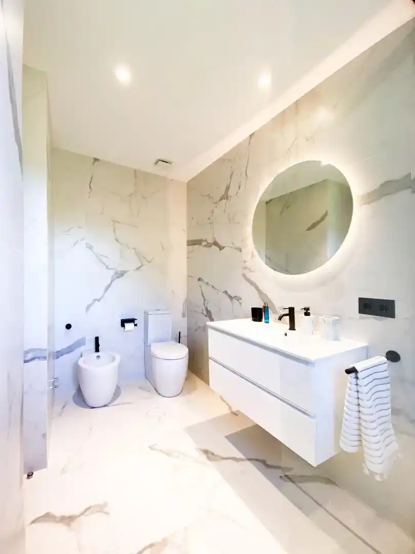 Baño de Casa o chalet de alquiler en Castell d'Aro, Platja d'Aro i s'Agaró con Aire acondicionado, Jardín privado y Parquet