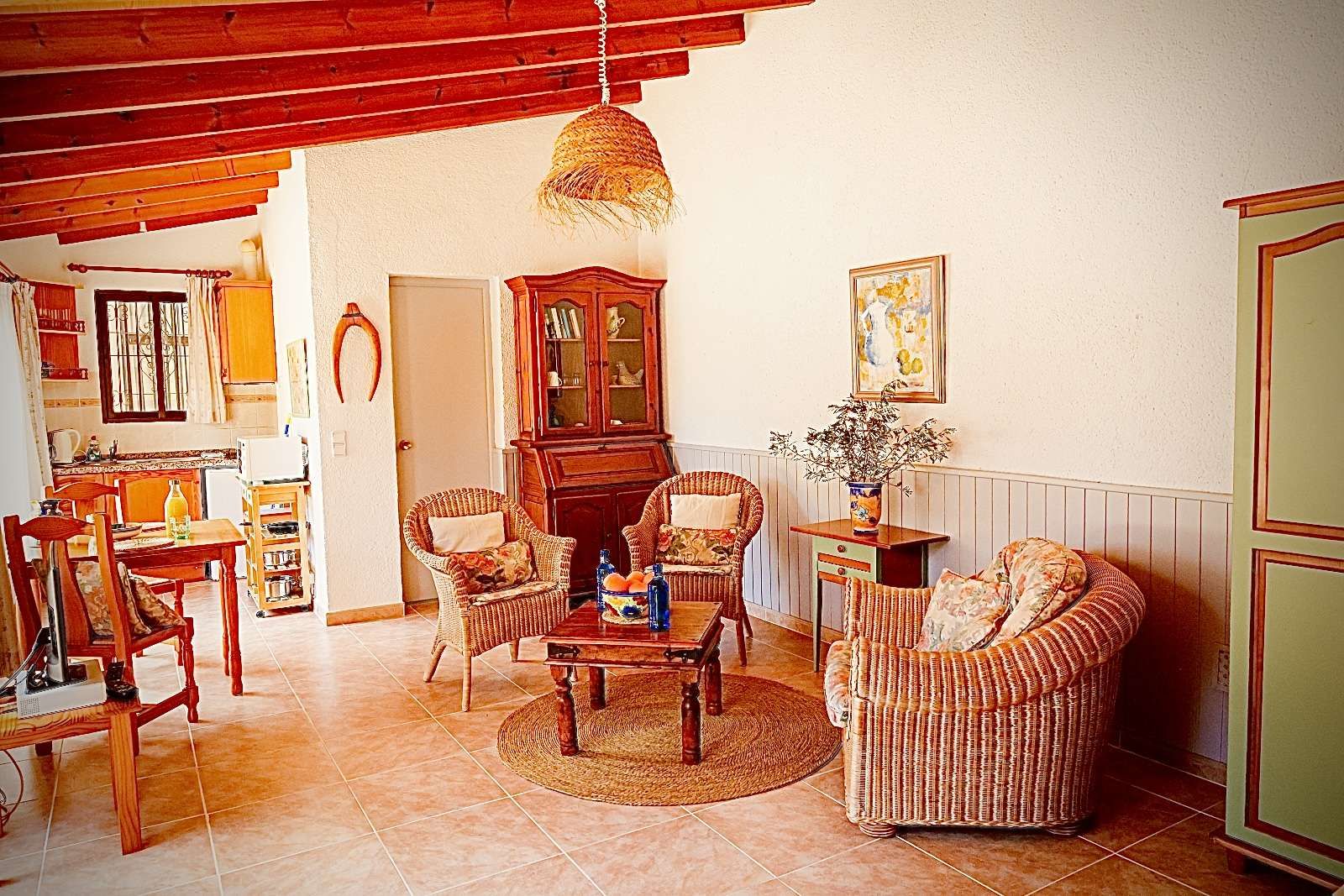 Living room of Apartments for share in Parcent  with Air Conditioner, Terrace and Furnished